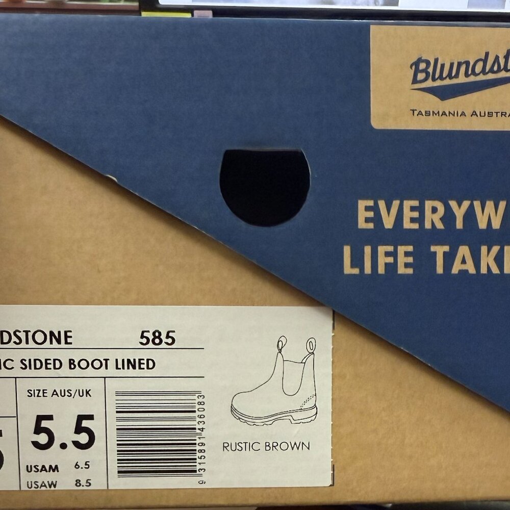 NIB Blundstone 585 Boot in Rustic Brown NWT - image 4